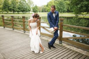 ballerines blanches pour la mariée