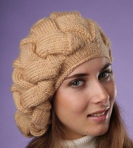 Beige beret