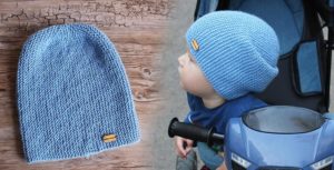 Cappello a cuffia blu