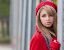 girl in a beret