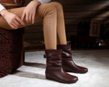 kayumangging ankle boots