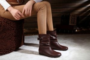 brown ankle boots