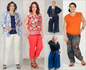 Pantaloni chino strălucitori pentru femeile obeze