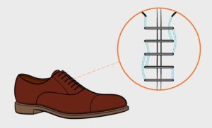 Oxfords mit horizontaler Schnürung 