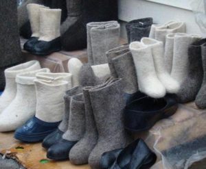 ready-made felt boots