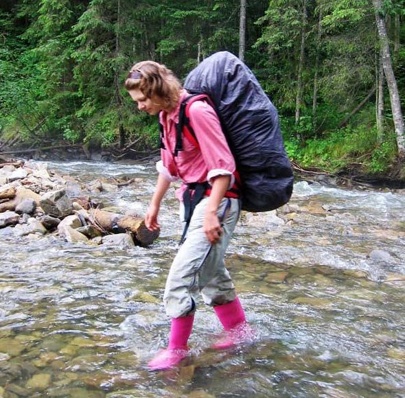 Bottes en caoutchouc pour la randonnée