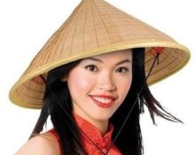 Qual é o nome do chapéu chinês?