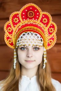 kokoshnik cho trang phục của phụ nữ