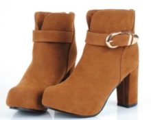 brown ankle boots