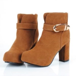 brown ankle boots