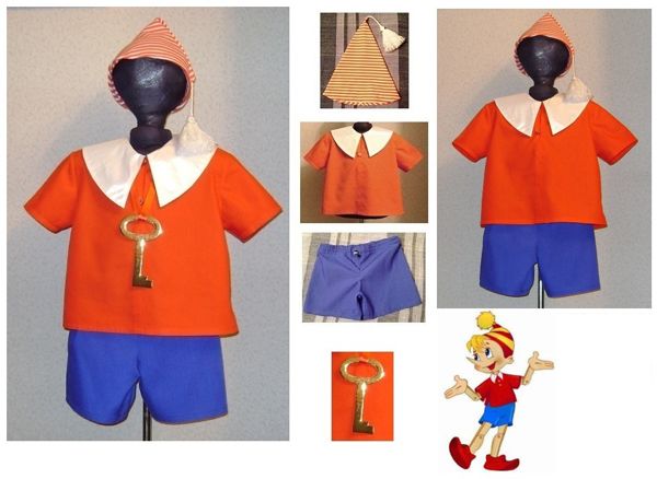 Costume de Pinocchio à la maison