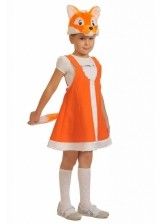 Costume da volpe fai da te per bambina