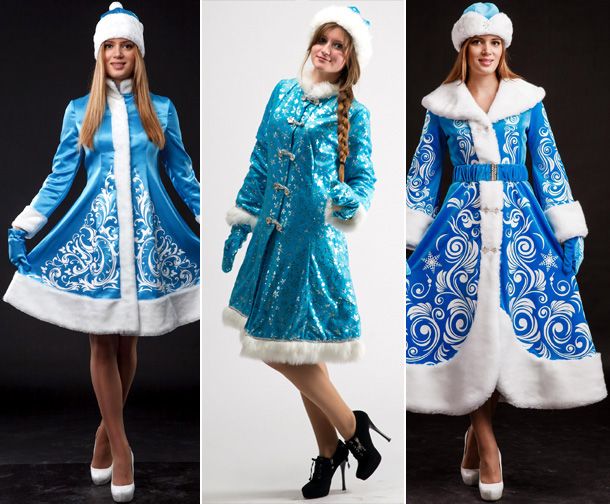 Vuxen Snow Maiden kostym