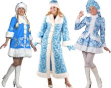 DIY Snow Maiden costume para sa mga matatanda at bata