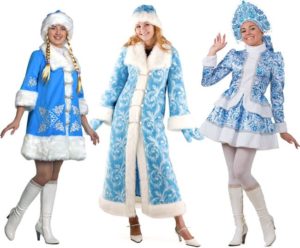 DIY Snow Maiden -asu aikuisille ja lapsille