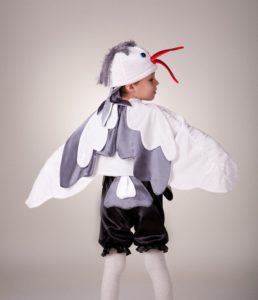 Crane costume 2