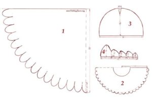 Crane costume pattern 1