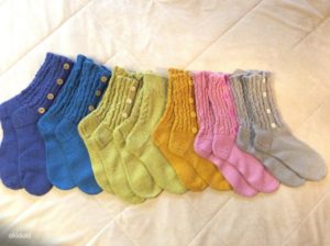 Chaussettes colorées