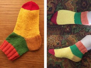 Chaussettes multicolores