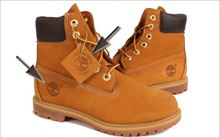 Kırmızı Timberland çizmeler