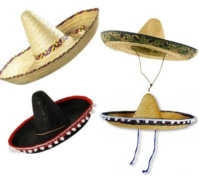 olika sombreros