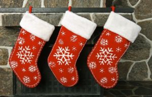 DIY New Year's sock for gifts