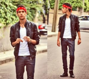 rotes Bandana