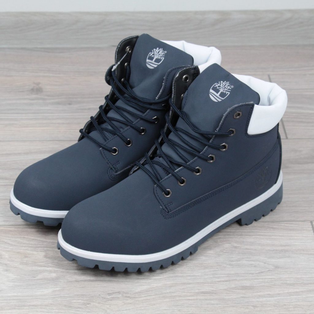 Blauwe Timberland-laarzen