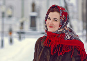 Pavloposad head scarf