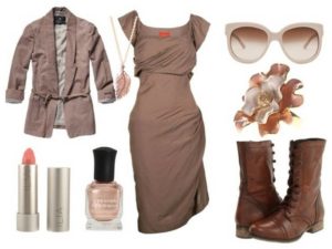 robe et bottes courtes