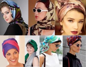 head scarf in summer