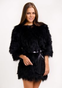 Short fur coat