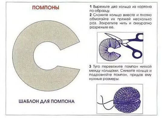 Помпон стъпка по стъпка