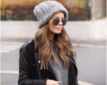 what to wear with a gray hat