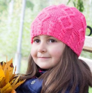 Gorro con diamantes