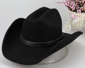 sombrero de vaquero de fieltro