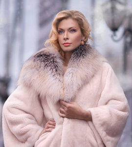 mouton fur coat