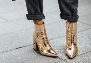 patent ankle boots taglagas 2018