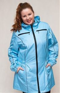 Blue windbreaker