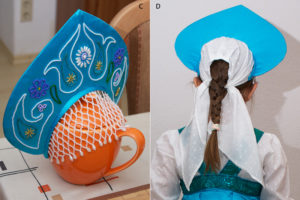 a kokoshnik hátulja