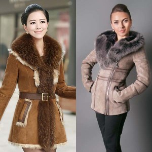 women's sheepskin coat