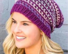 chapeau au crochet pour femme