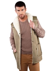 pargitud nahast vest