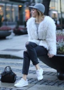 look con zapatillas de invierno 