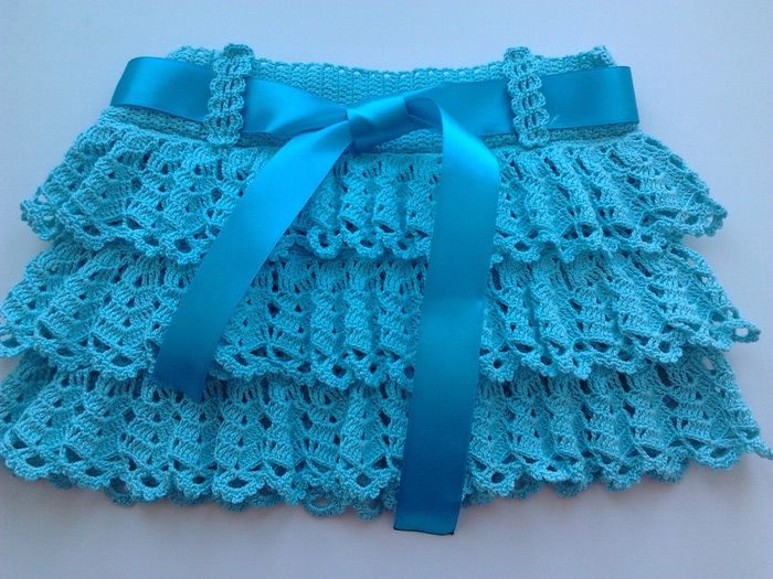 Children's blue skirt