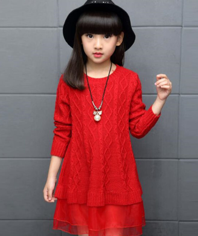 Children's sweater dress