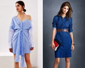 How to wear a fashionable shirt dress 2018