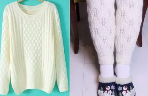 Como fazer polainas com outras roupas indesejadas