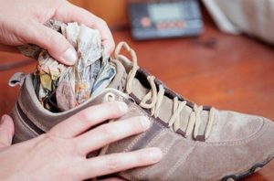 How to dry suede sneakers