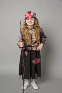 Costume da Baba Yaga per bambina